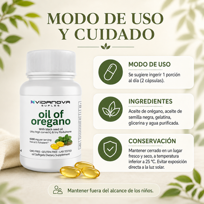 Aceite de orégano, un apoyo al sistema inmunológico